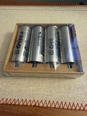 Ikea BJORLI Bed Leg 3 7/8” Bed Riser Stainless Steel, Silver (4 Pk) 702.996.95